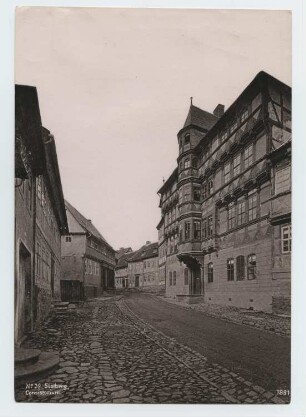 Alte Münze, Stolberg/Harz: Straßenansicht