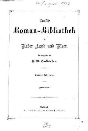 Deutsche Romanbibliothek, 2. 1874, Bd. 2