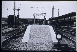 Bahnsteig am Gleis 1