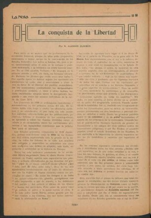 La conquista de la libertad
