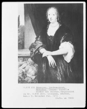 Bildnisse des Gerrit Bicker van Zwieten und seiner Frau — Cornelia Bicker (1638- vor 1677)