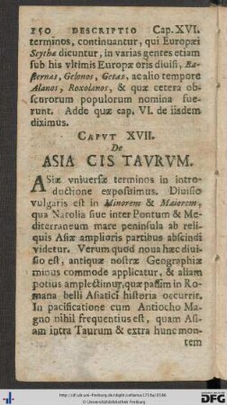 Cap. XVII - XVIII.