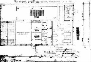 Altbach: Empfangsgebäude Erdgeschoß