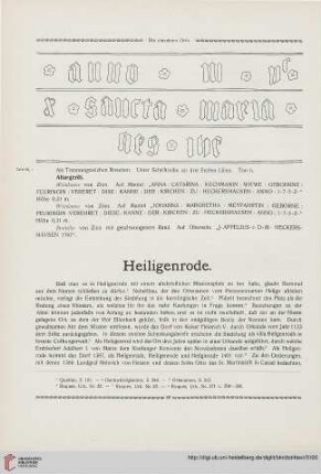 ⟦Heiligenrode⟧