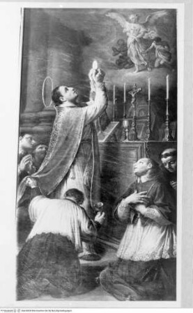 Szenen aus dem Leben des heiligen Johannes von Matha, Engelerscheinung bei der Primiz des Heiligen