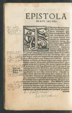 Epistola Beati Iacobi.