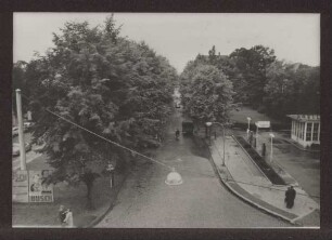 Bahnhostraße, von der Paulinenstraße aus gesehen. Detmold