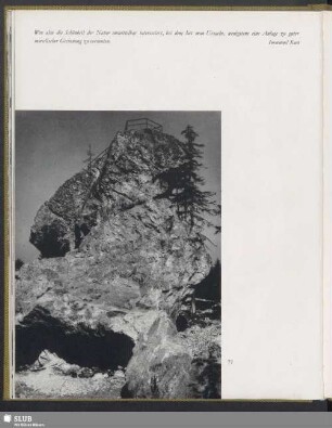 Der Topasfelsen Schneckenstein bei Tannenbergsthal im Vogtland