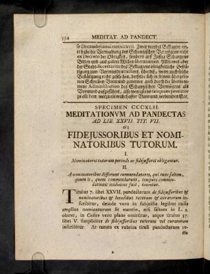 534-536, Sp. 342. De Fidejussoribus & ...