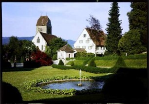 Bodman: Kirche vom Schlosspark