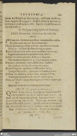 CXCIII. De egregio quodam aulico