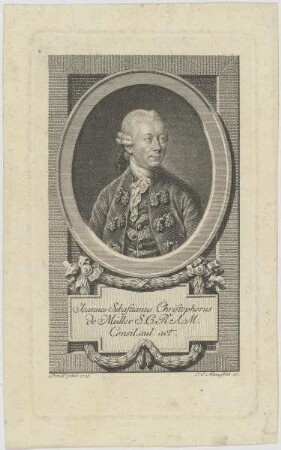 Bildnis des Joannes Sebastianus Christophorus de Müller