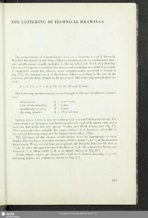 The Lettering Of Technical Drawings