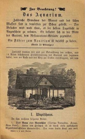Führer durch den Zoologischen Garten zu Hamburg