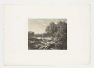 Landschaft mit Bergbach, Blatt 42 der Folge "Werke"