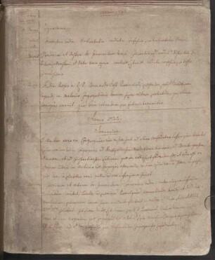 Tagebuch der Marianischen Kongregation Amberg 1722-1769 - Provinzialbibliothek Amberg Ms. 69