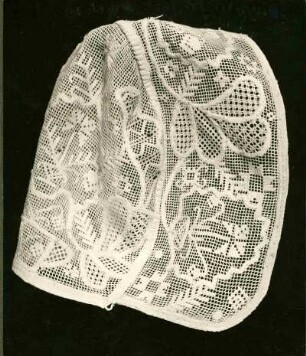 Haube gestrickt, Erkenbertmuseum Frankenthal