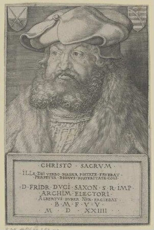 Bildnis des Kurfürsten Friedrich III. von Sachsen, dem Weisen