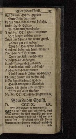 Vom Leiden Christi.