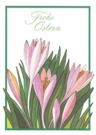 Bildpostkarten "Frohe Ostern"