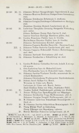 324-333, Matrikel 26056-26328 (1667-1668)