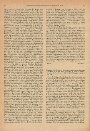 672-675 [Rezension] A complete concordance to Flavius Josephus