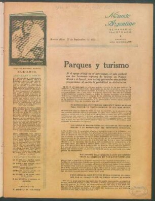 Parques y turismo