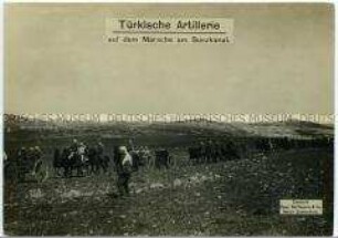 Türkische Artillerie am Suezkanal