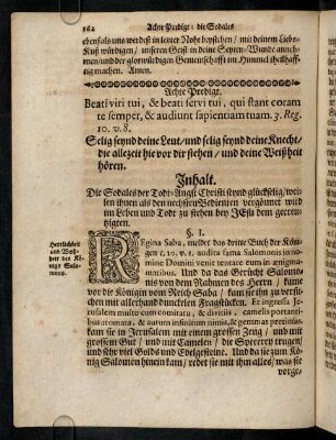 162-171, Achte Predigt