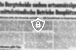 In Bargteheide suchen ortsansässige mittelständische Betriebe Bauplätze