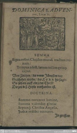 Dominica 2. Adventus, Lucae 21.
