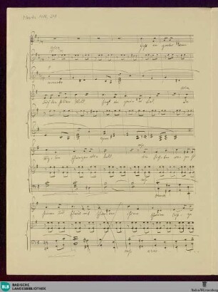 Regen - Mus. Hs. 1418,201 : V, pf; e; KauS p.110
