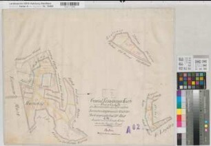 Stadtlohn (Stadtlohn), Almsicker Mark, Distrikte der Servitutberechtigten aus Estern, Bl.3 Brouillonkarte