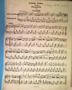 Luisen-Polka : für das Pianoforte