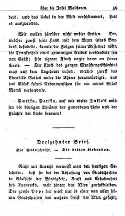Die Grabschrift. - Die beiden Liebenden.