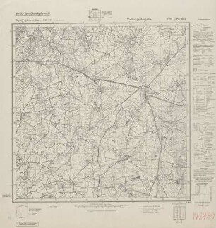 2989 Grudusk, Topographische Karte 1:25000 (4cm - Karte)