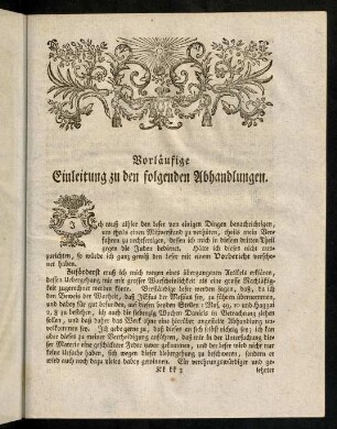 629-640, Vorlaeufige Einleitung zu den folgenden Abhandlungen