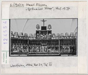 Lübeck, St. Annen-Museum: Grönauer Altar. Anf. 15. Jh.