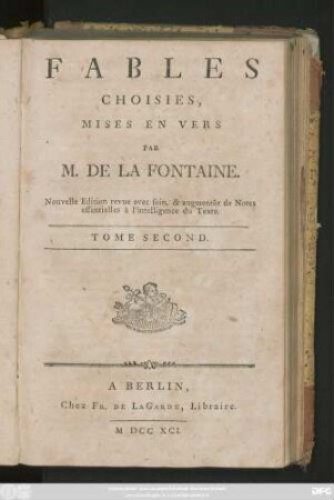 T. 2: Fables Choisies, Mises En Vers