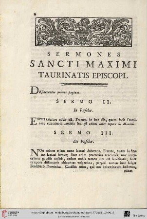Sermones sancti Maximi Taurinatis episcopi