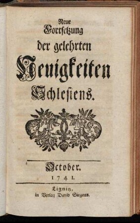 October. 1741.