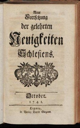 October. 1741.