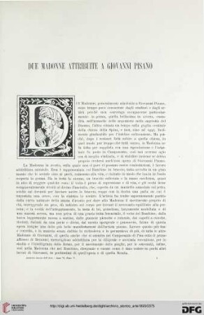 6: Due Madonne attribuite a Giovanni Pisano