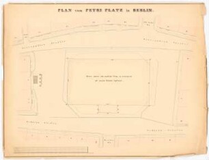 Petriplatz, Berlin: Lageplan