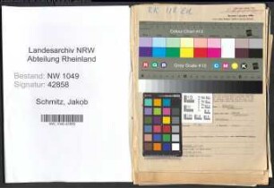 Entnazifizierung Jakob Schmitz , geb. 22.01.1888 (Lehrer)