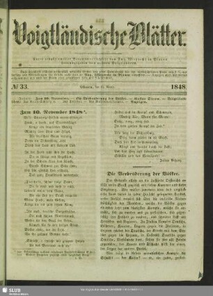 Voigtländische Blätter