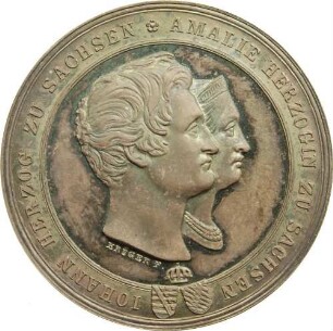 Prinz Johann und Amalie Auguste - Silberne Hochzeit
