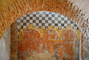 Frankreich. Bourgogne. Saone et Loire. Tournus. Kirche Saint Philibert. Romanische Abteikirche. Innen