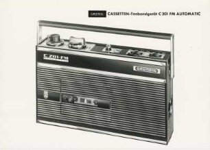 Cassetten-Tonbandgerät "C 201 FM Automatic" der Grundig-Werke