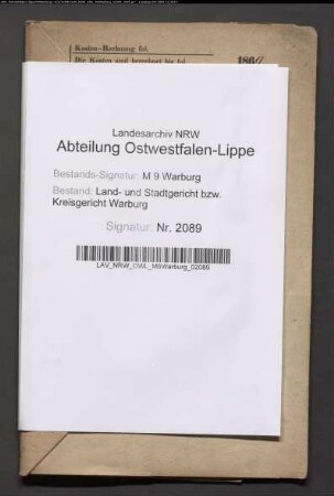 Erblasser: Müller, Heinrich; Erblasser: Müller, Mathilde, geb. Hartung: